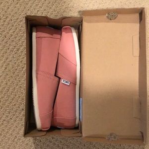 Brand new with box Pink Toms